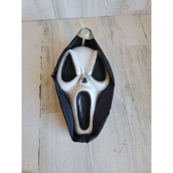 Gemmy ghost face scream light up suction cup window cling vintage - Picture 2 of 9